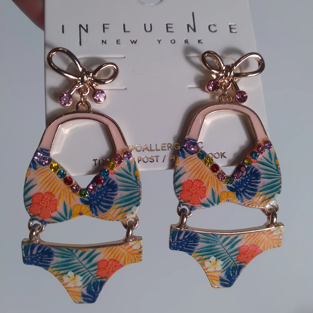 INFLUENCE NEW YORK Tropical Earrings Set